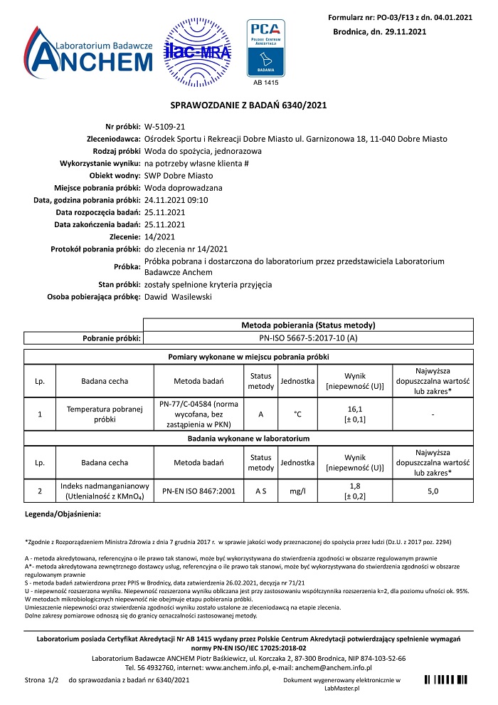 W 5109 21 Sprawozdanie F 13 Woda 6340 2021 1